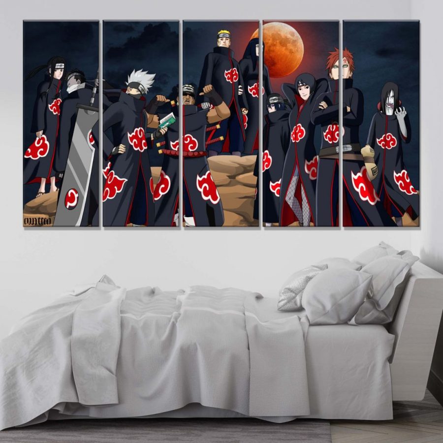 Akatsuki Alle Charaktere 11 Leinwandbilder – Bild 2