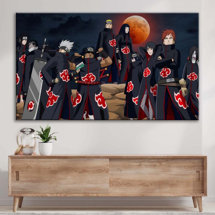 Akatsuki Alle Charaktere 11 Leinwandbilder – Bild 3