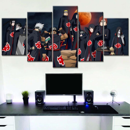 Akatsuki Alle Charaktere 11 Leinwandbilder
