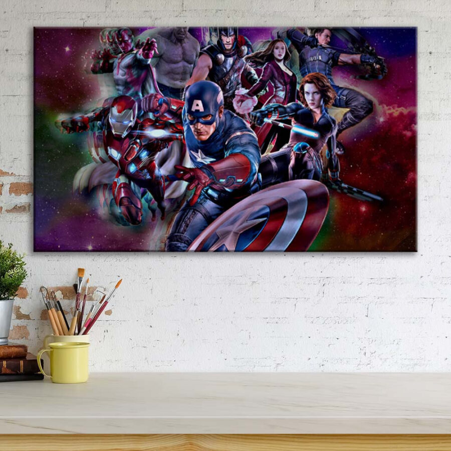 Avengers Marvel 5 Leinwandbilder – Bild 3