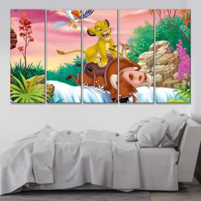 Alternative view of Simba König der Löwen 2 Leinwandbilder