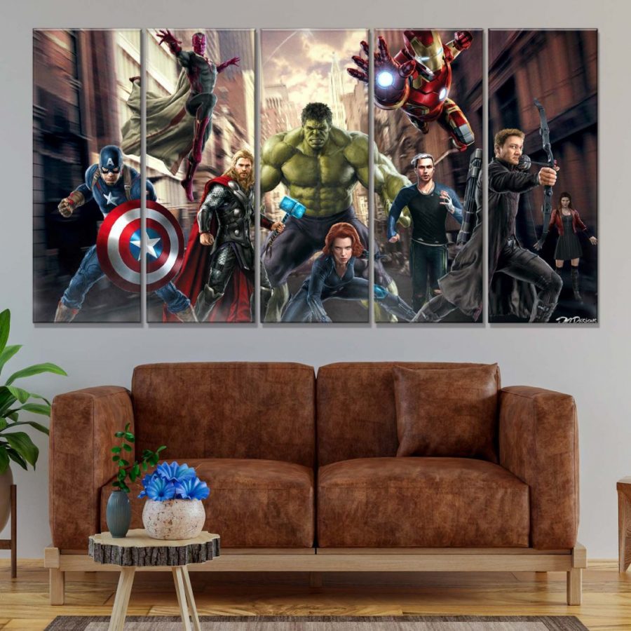 Avengers Marvel 26 Leinwandbilder – Bild 2