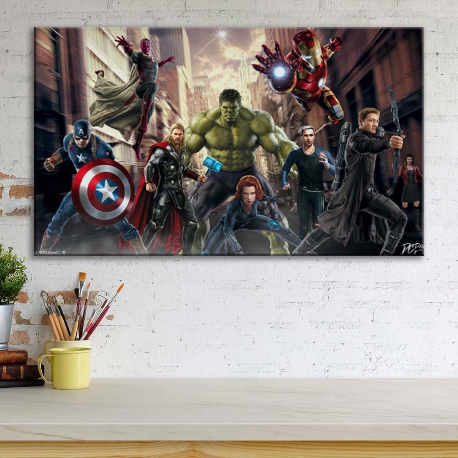 Avengers Marvel 26 Leinwandbilder – Bild 3