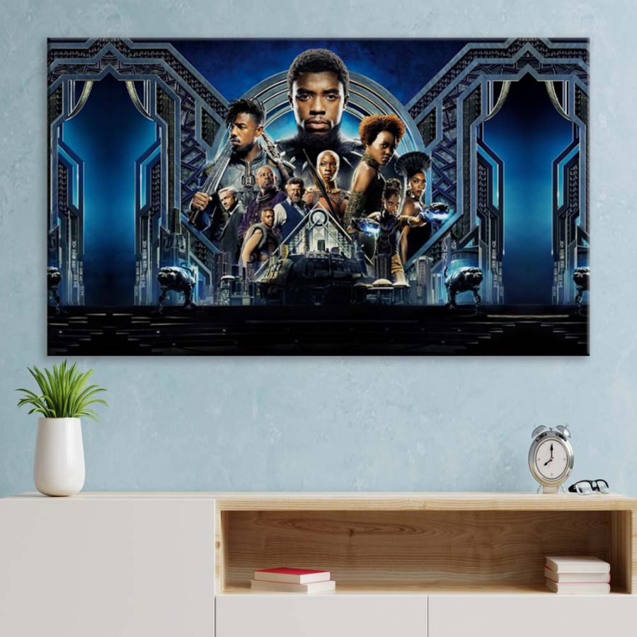 Black Panther Charaktere 7 Leinwandbilder – Bild 3