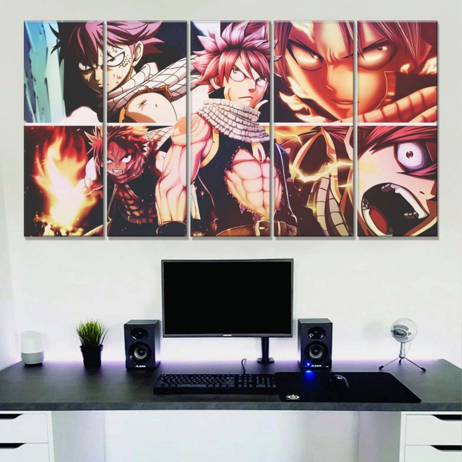 Natsu Dragneel Fairy Tail 25 Leinwandbilder – Bild 2