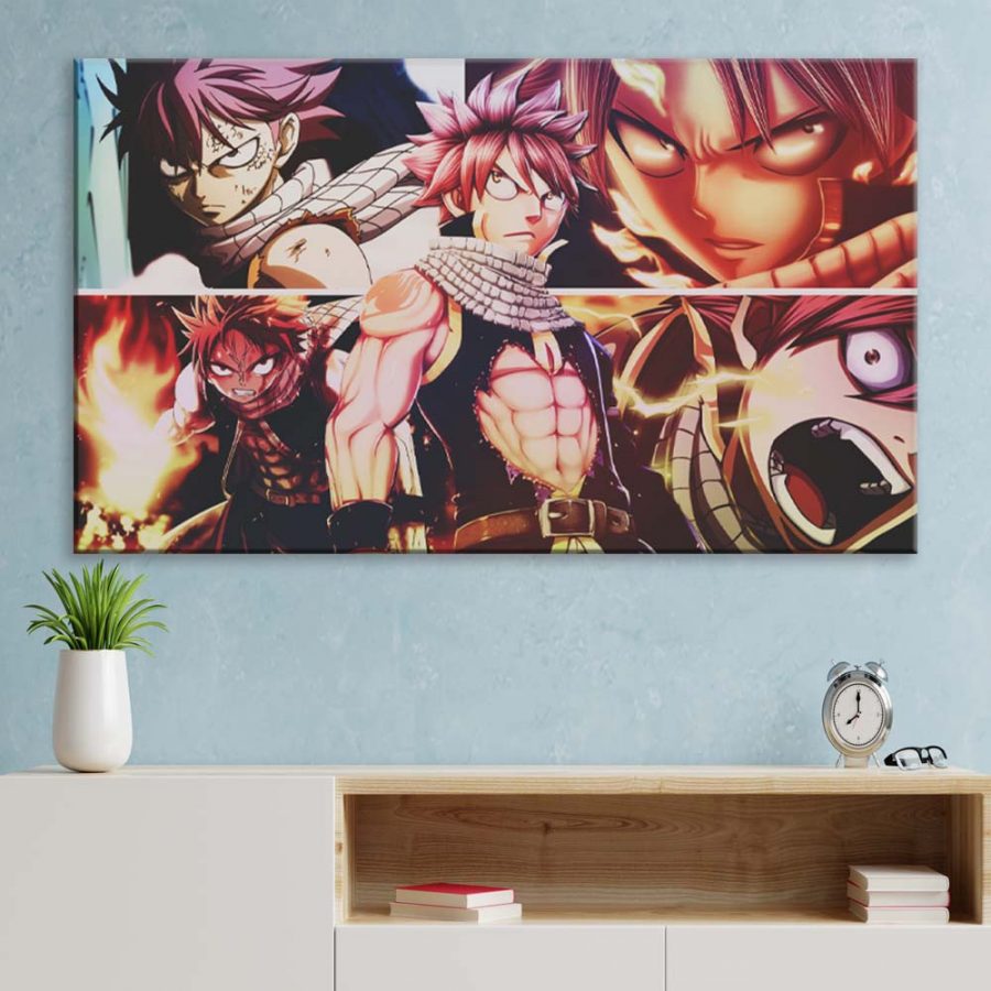 Natsu Dragneel Fairy Tail 25 Leinwandbilder – Bild 3
