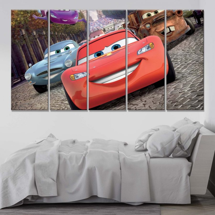 Lightning McQueen Disney Cars 10 Leinwandbilder – Bild 2