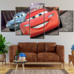 Lightning McQueen Disney Cars 10 Leinwandbilder