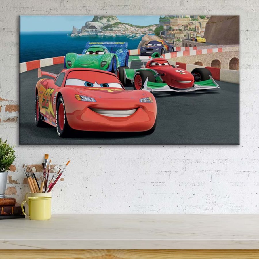 Lightning McQueen Disney Cars 21 Leinwandbilder – Bild 3