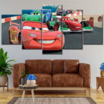 Lightning McQueen Disney Cars 21 Leinwandbilder
