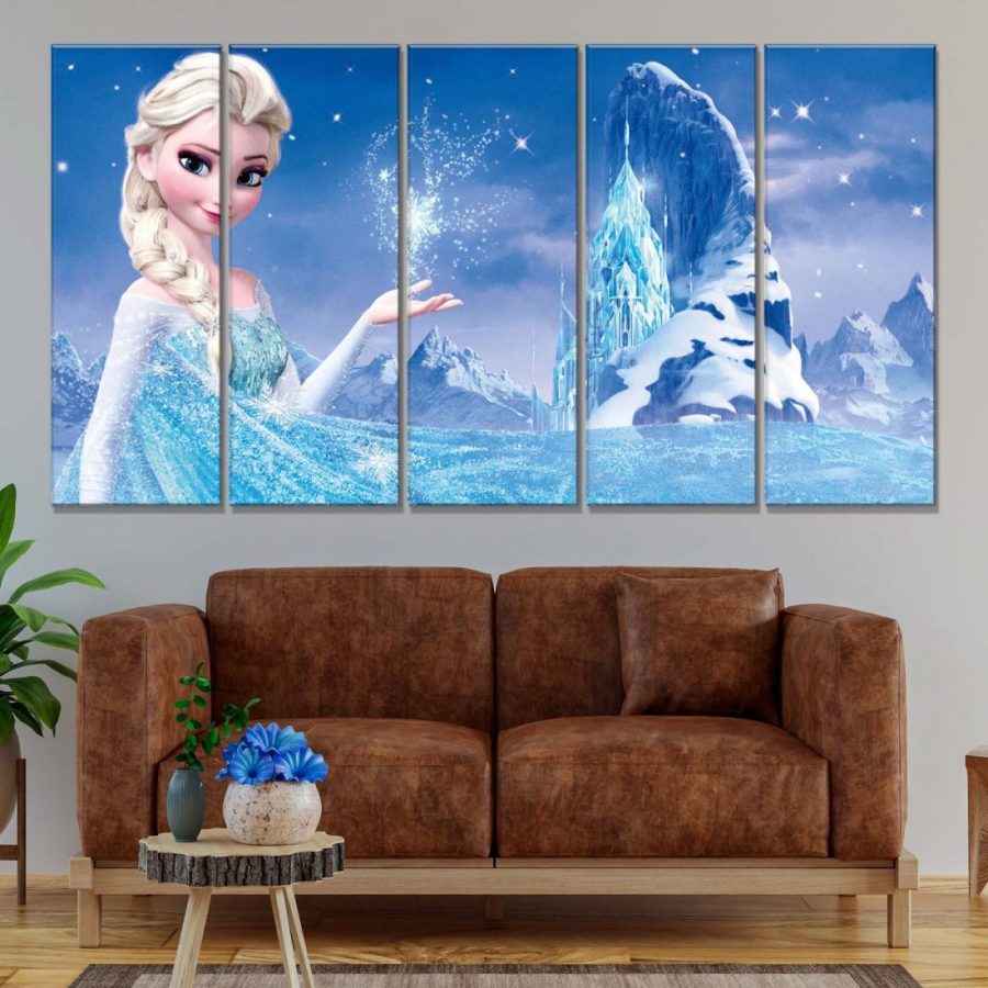 Elsa Frozen Disney 7 Leinwandbilder – Bild 2