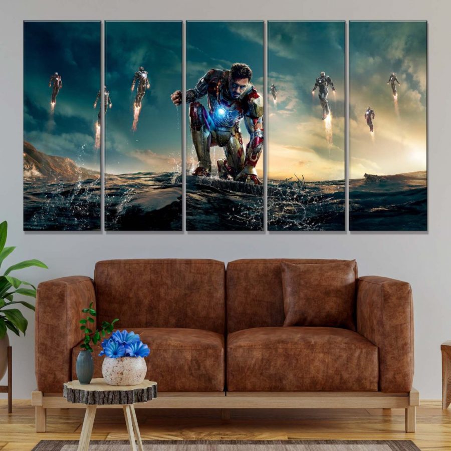 Iron Man Avengers Marvel 1 Leinwandbilder – Bild 2