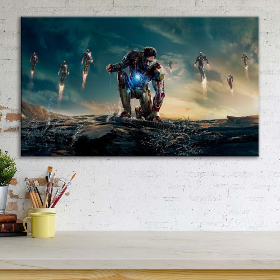 Iron Man Avengers Marvel 1 Leinwandbilder – Bild 3