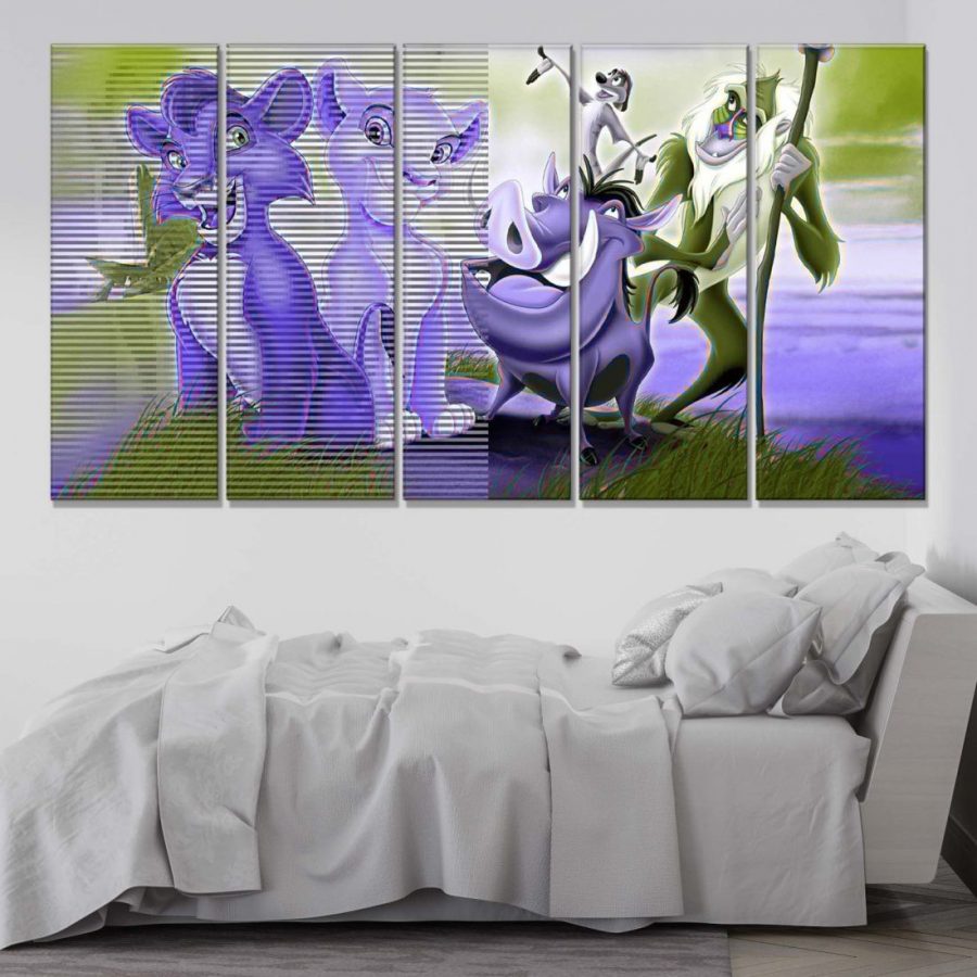 Simba König der Löwen 22 Leinwandbilder – Bild 2