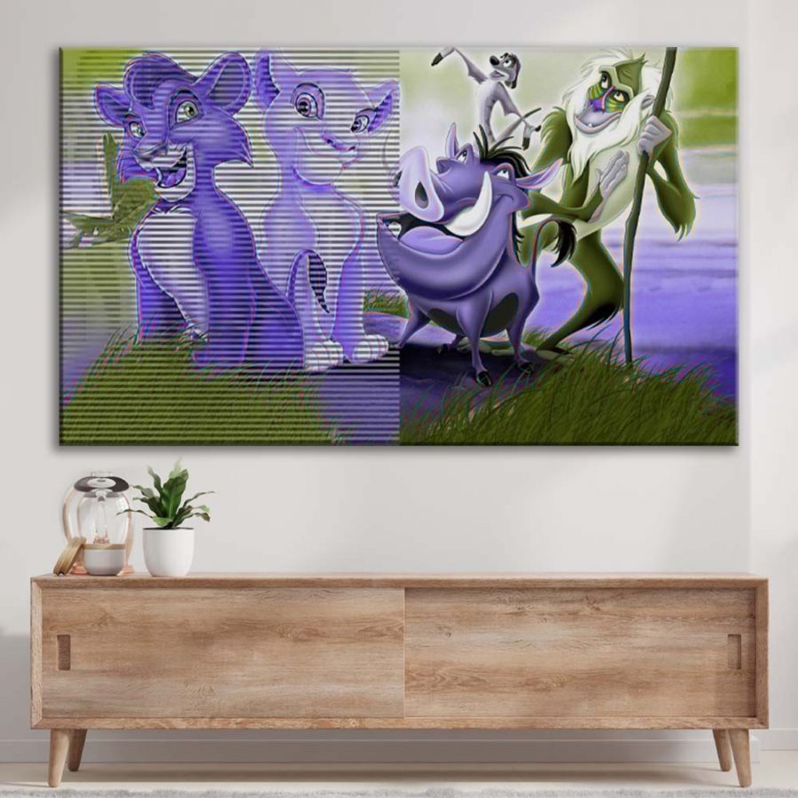 Simba König der Löwen 22 Leinwandbilder – Bild 3