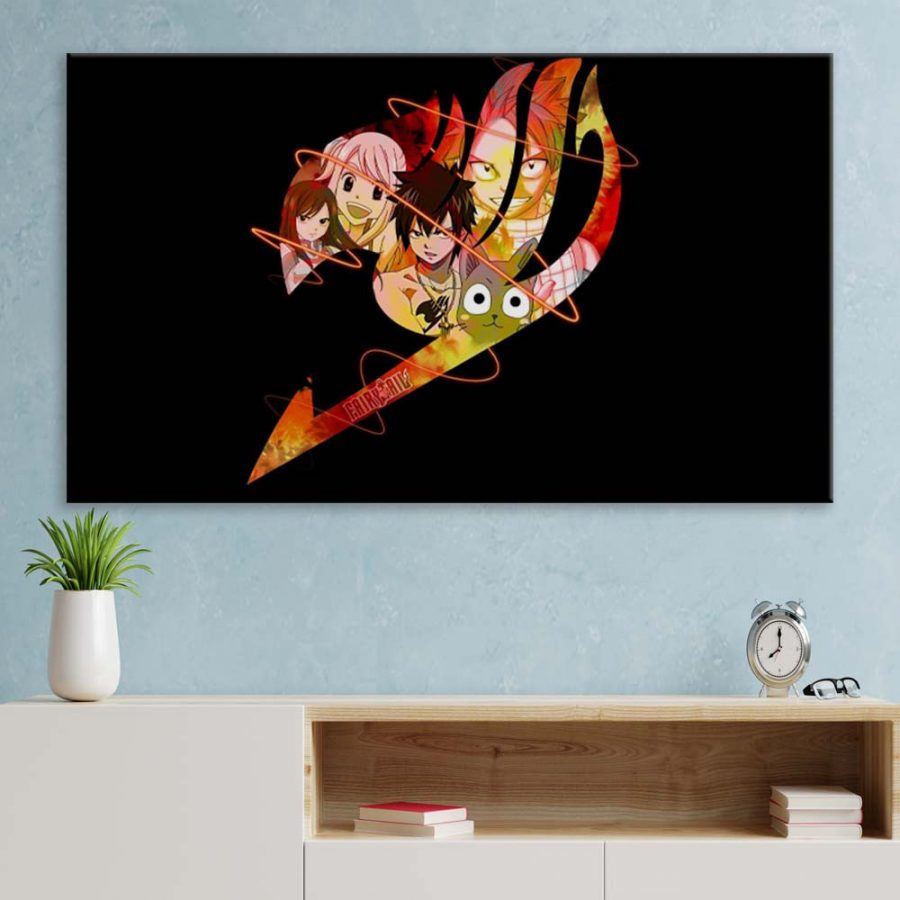 Fairy Tail Logo 4 Leinwandbilder – Bild 3