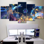 Xiao Genshin Impact 5 Leinwandbilder