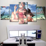 Dragon Ball Z Bulma Goku Leinwandbilder