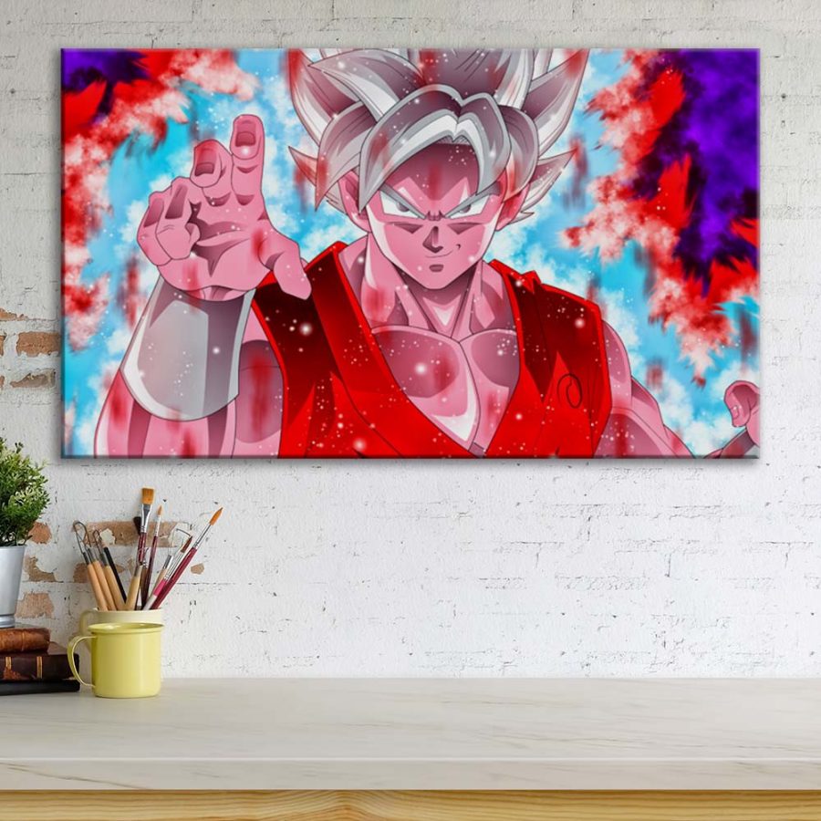 Dragon Ball Z Goku Instinct Leinwandbilder – Bild 3