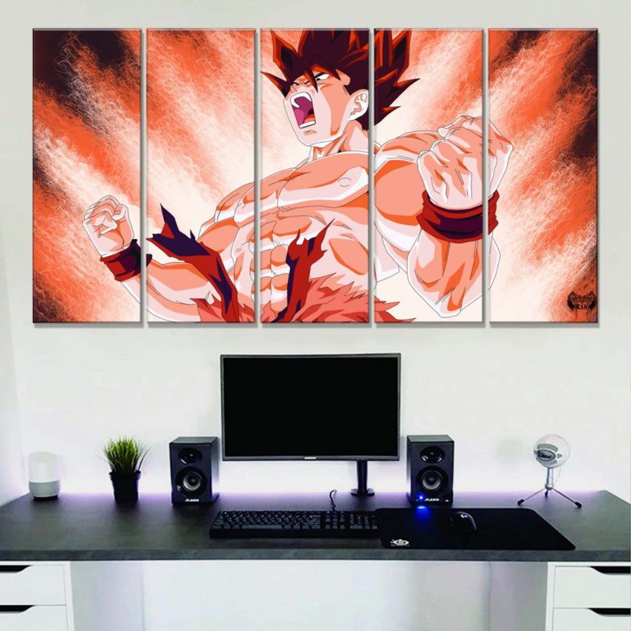 Songoku Super Saiyan Dragon Ball 05 Leinwandbilder – Bild 2