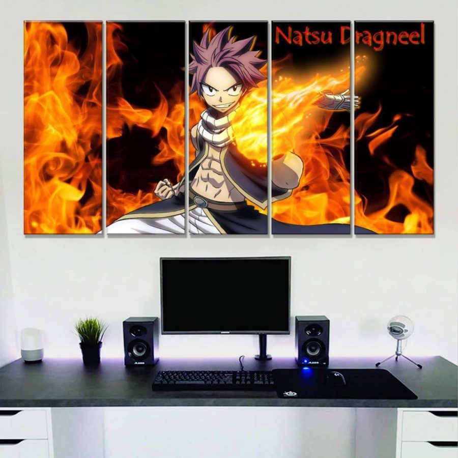 Natsu Dragneel Fairy Tail 23 Leinwandbilder – Bild 2