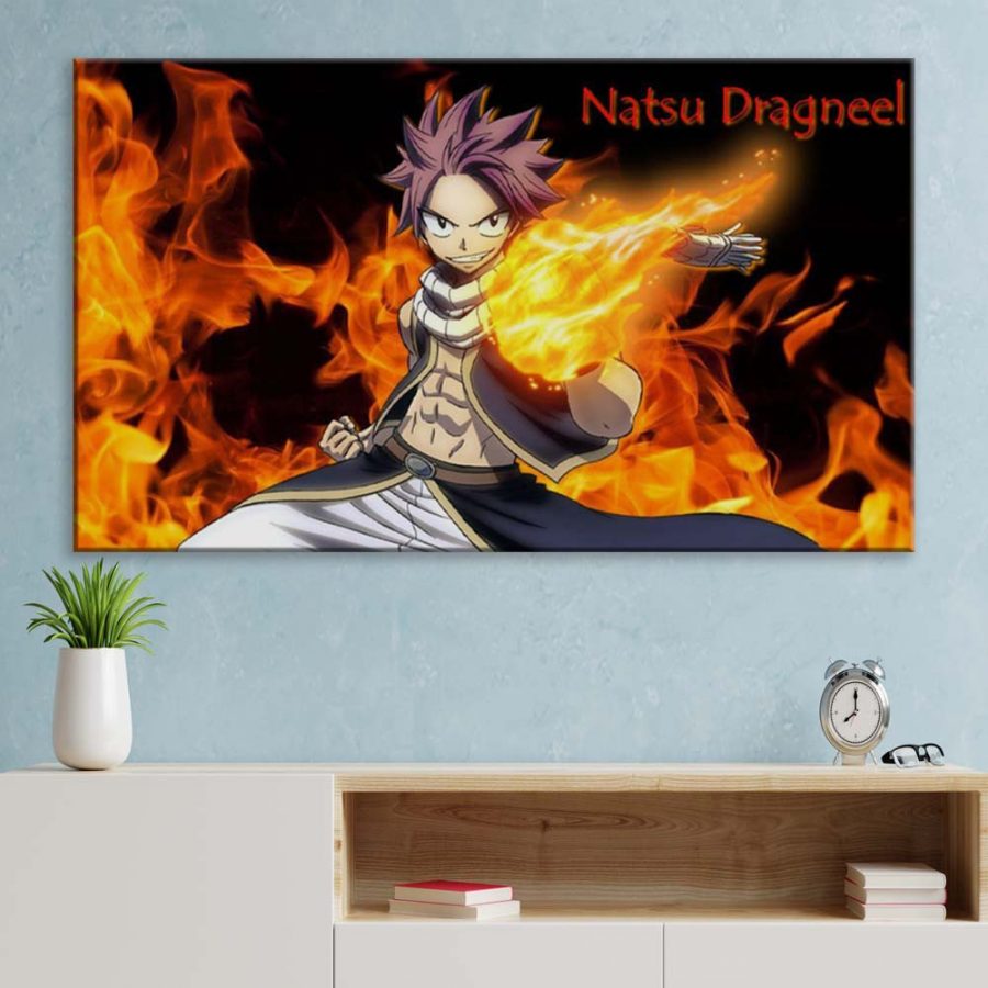 Natsu Dragneel Fairy Tail 23 Leinwandbilder – Bild 3