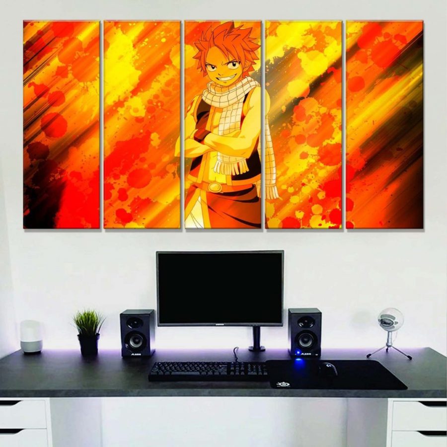 Natsu Dragneel Fairy Tail 21 Leinwandbilder – Bild 2