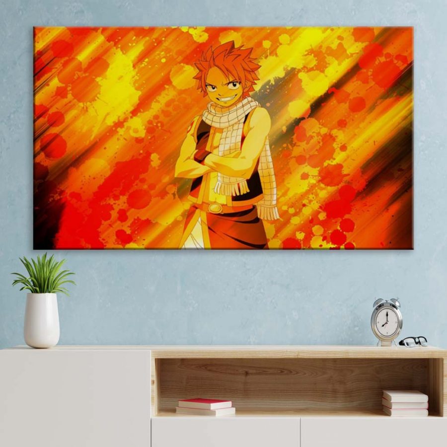 Natsu Dragneel Fairy Tail 21 Leinwandbilder – Bild 3