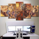 Genshin Impact Alle Charaktere 7 Leinwandbilder