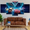 Disney Cars Alle Charaktere 6 Leinwandbilder