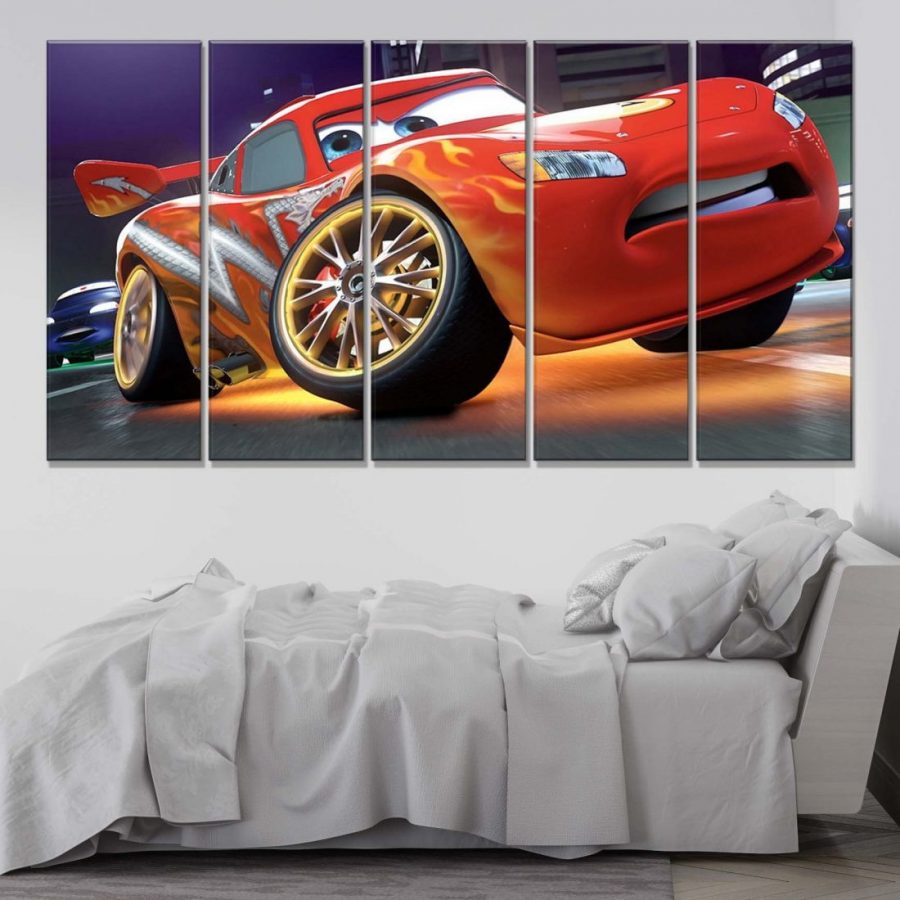 Lightning McQueen Disney Cars 14 Leinwandbilder – Bild 2