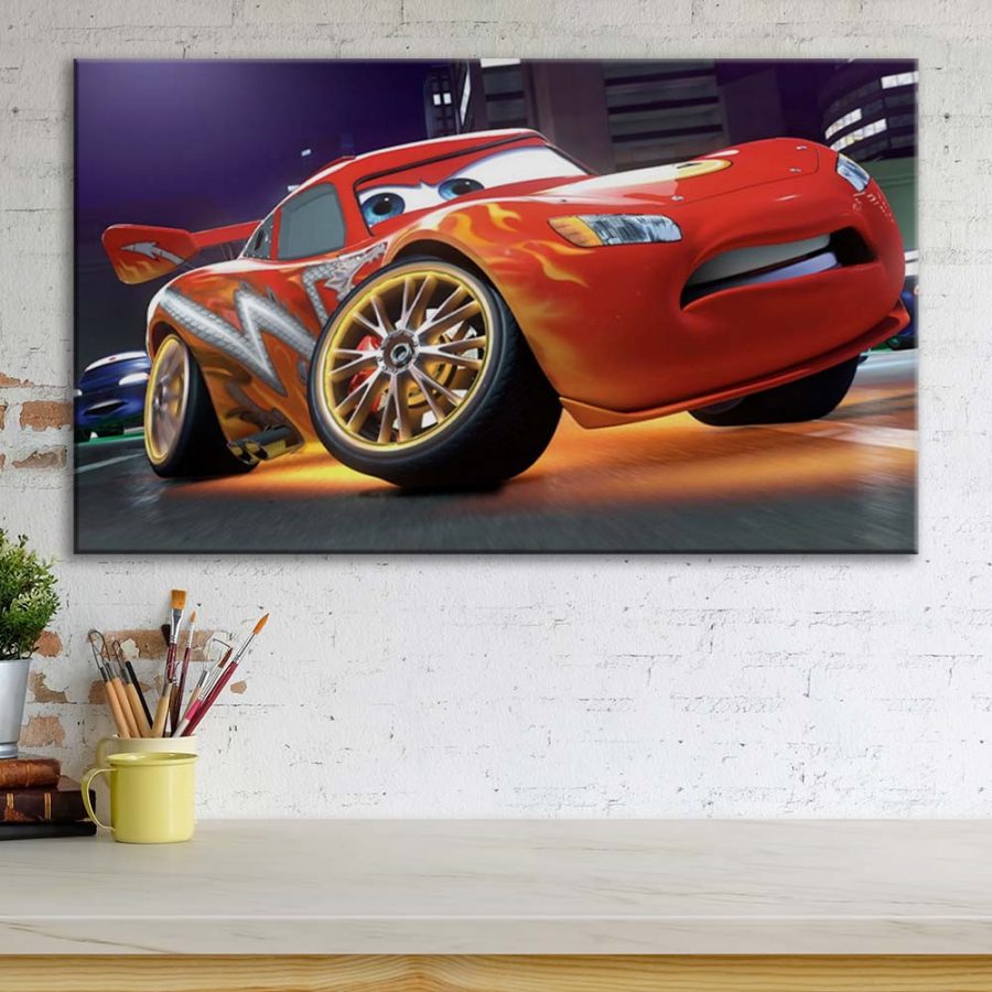 Lightning McQueen Disney Cars 14 Leinwandbilder – Bild 3