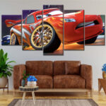 Lightning McQueen Disney Cars 14 Leinwandbilder