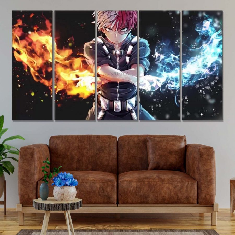 Todoroki My Hero Academia Leinwandbilder – Bild 2
