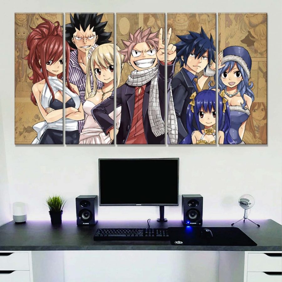 Fairy Tail Alle Charaktere 14 Leinwandbilder – Bild 2