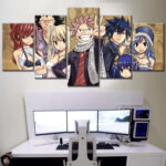 Fairy Tail Alle Charaktere 14 Leinwandbilder
