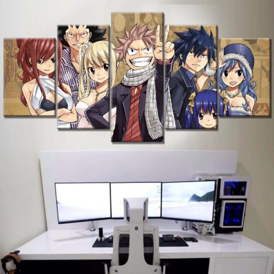 Fairy Tail Alle Charaktere 14 Leinwandbilder