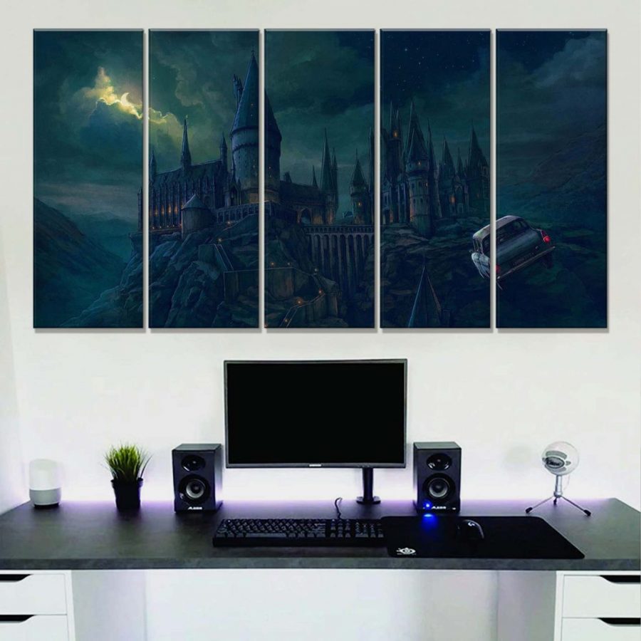 Harry Potter Hogwarts 9 Leinwandbilder – Bild 2