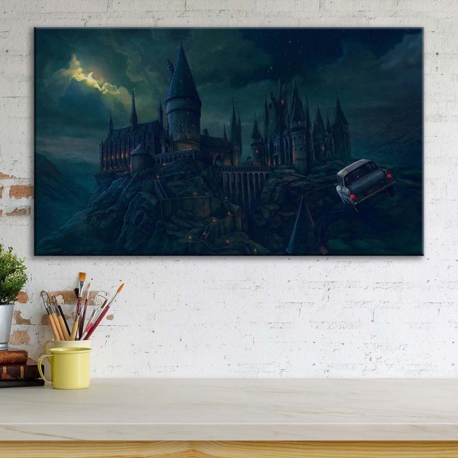 Harry Potter Hogwarts 9 Leinwandbilder – Bild 3