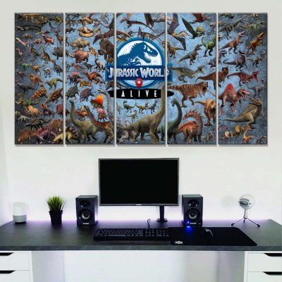 Alternative view of Jurassic Park 29 Leinwandbilder
