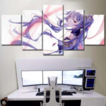 Keqing Genshin Impact 5 Leinwandbilder