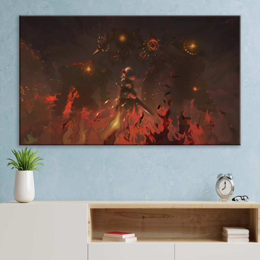 Genshin Impact Charaktere 3 Leinwandbilder – Bild 3