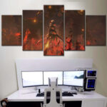 Genshin Impact Charaktere 3 Leinwandbilder