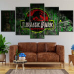 Jurassic Park 16 Leinwandbilder