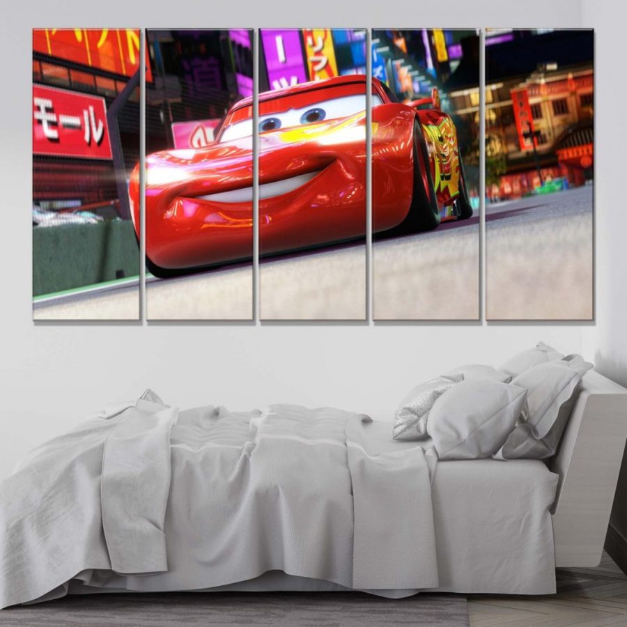 Lightning McQueen Disney Cars 18 Leinwandbilder – Bild 2