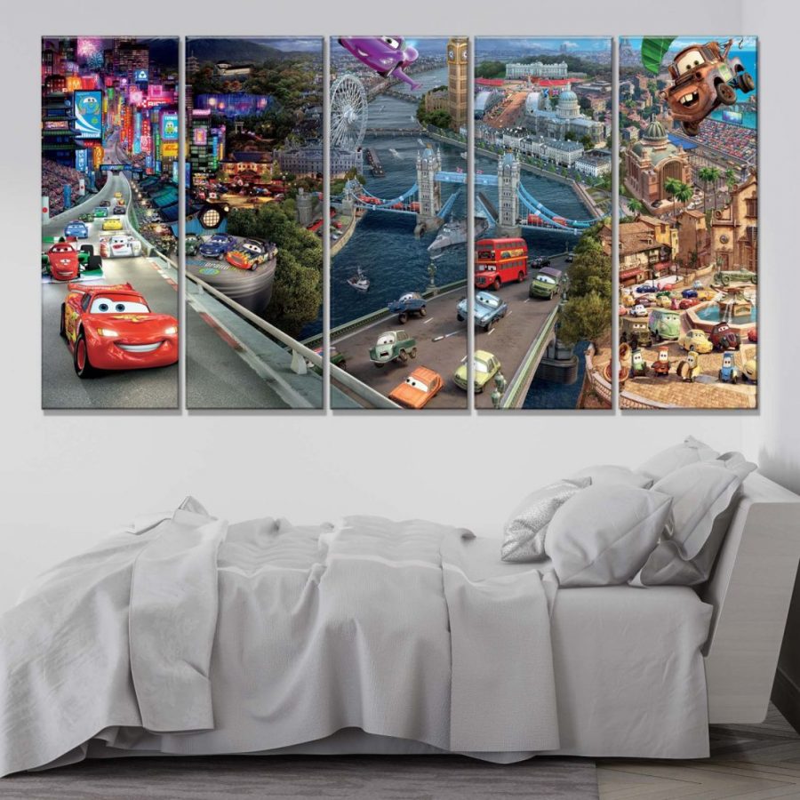allen Disney Figuren Cars Leinwandbilder – Bild 2