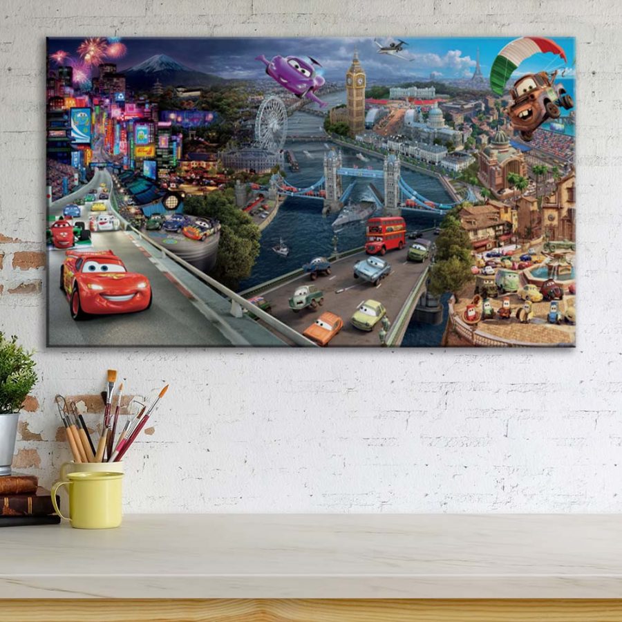 allen Disney Figuren Cars Leinwandbilder – Bild 3
