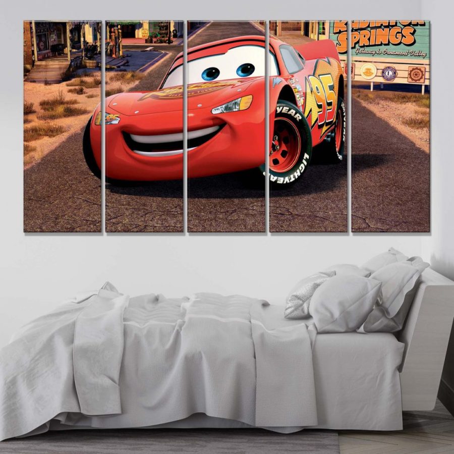 Lightning McQueen Disney Cars 9 Leinwandbilder – Bild 2