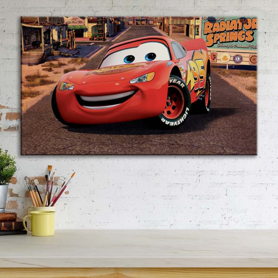 Lightning McQueen Disney Cars 9 Leinwandbilder – Bild 3