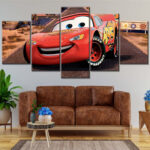 Lightning McQueen Disney Cars 9 Leinwandbilder